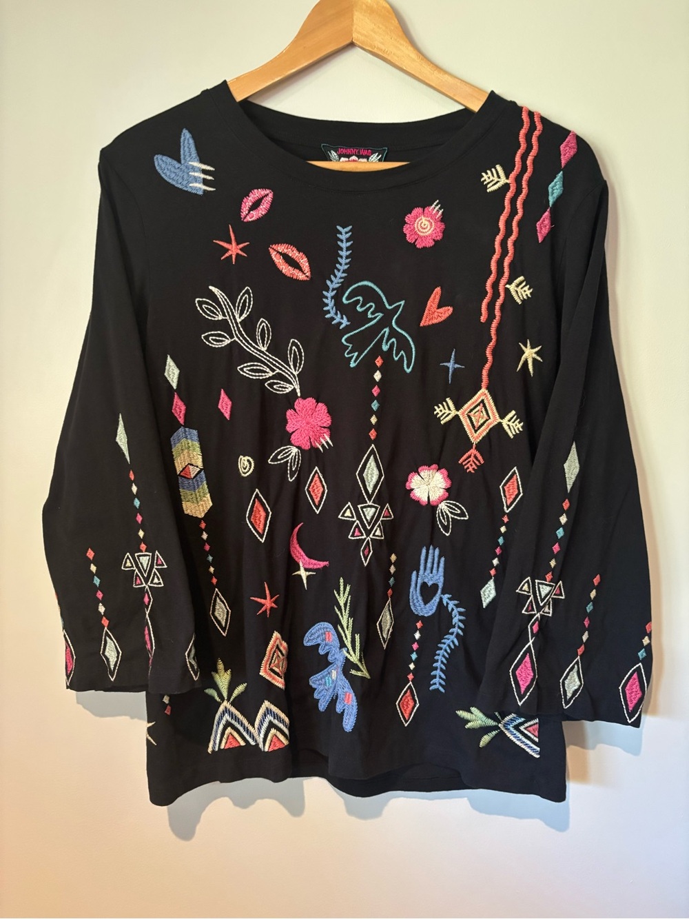 Johnny Was Milley Kimono Sleeve Tee | Size S